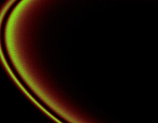 Green orange and black gradient background with grainy texture, noise blur and glowing abstract wave effect