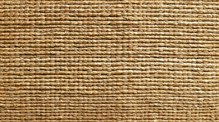 Obraz premium Horizontal woven straw mat texture background