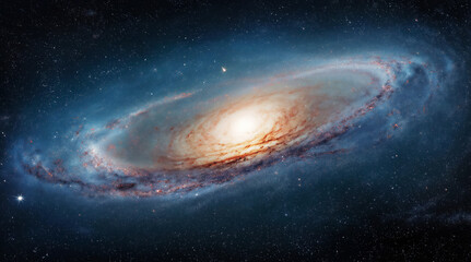 Fototapeta premium black hole in outer space with stars. Galaxies and constellations in the cosmic starry sky