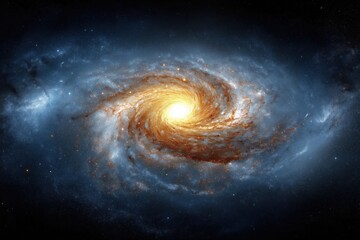 colorful black hole in outer space with stars. Galaxies and constellations in cosmic starry sky