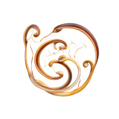 Abstract Swirling Plant Tendrils - Botanical Art Photography