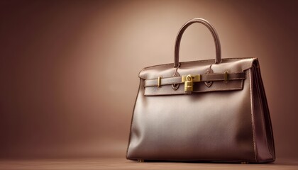 brown leather bag