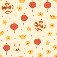 Chinese New Year Pattern
