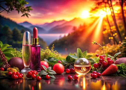 Passion ignites the land: erotic outdoor scenes, adult toys interwoven with natural beauty.