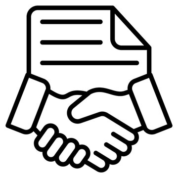 Project Partnership line icon