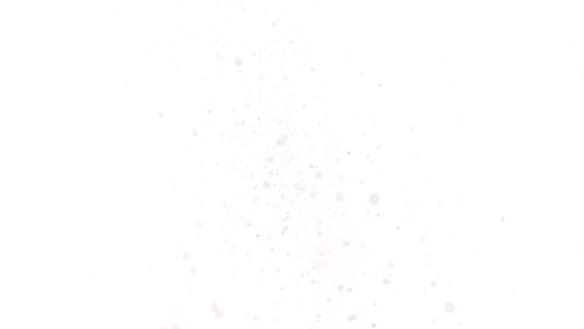 Transparent PNG of White and Peach Exploding Particles, Abstract Design Element with Glowing Spots on Black Background, Perfect for Overlay Effects and Festive Designs