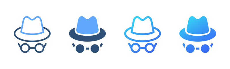 Spy icon sheet multi style collection