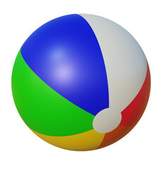 3d blue ball