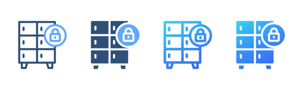 Locker icon sheet multi style collection