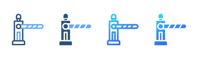 Barrier icon sheet multi style collection