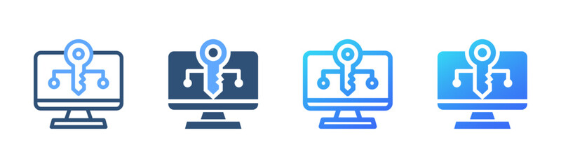 Computer icon sheet multi style collection