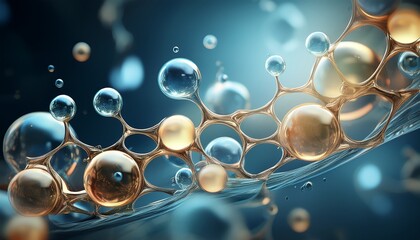 hyaluronic acid molecule structure advanced skincare ingredient for hydration and anti aging