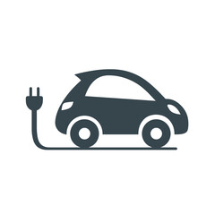 Elektroauto Symbol Laden E Auto Vektor Illustration Elektromobilit&auml;t Nachhaltigkeit Umweltfreundlich Erneuerbare Energie Ladestation E Mobilit&auml;t Technologie Zukunft Verkehr Auto Mit Stecker Minimalist