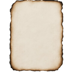 Burnt paper edge with fire flames and black ash texture on realistic isolated background design
