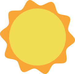 Sun illustration.