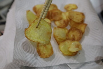 Freshly Made Potato Chips