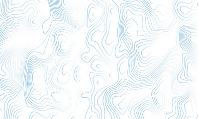 Abstract blue Topographic Map Lines Pattern – Geometric Contour Background for Modern Design and Decoration
