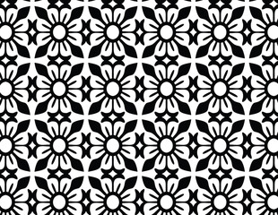 Symmetrical Starburst Flower Pattern