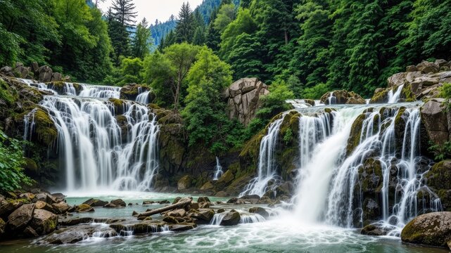 Triglav National Park's Martuljek Waterfalls: Stunning Slovenian Landscape