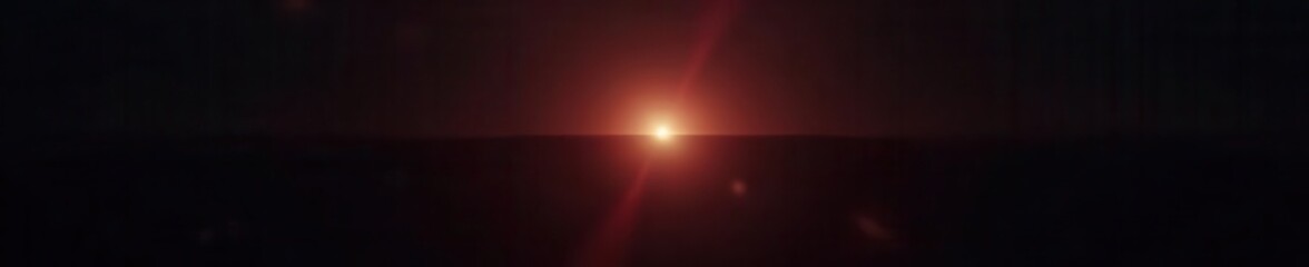 Subtle, realistic digital lens flare Soft, diffused light on black , minimal, design, diffused