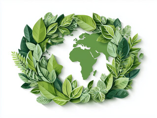 World Environment Day green leaves