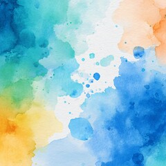 Colorful Watercolor Background Collection