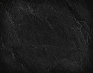 Black coloured slate board textured effect wall texture grunge vector background features a rough, dark surface with natural stone patterns, perfect for design projects requiring an edgy, rustic, or i