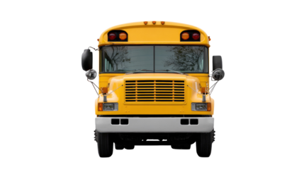 School Bus Transportation: A classic yellow school bus, the iconic symbol of education and childhood, stands ready to transport young learners to a new school day and back.