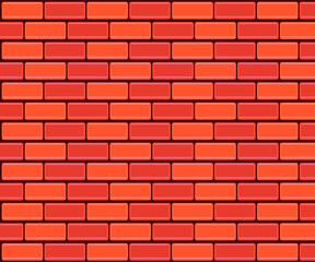 Fototapeta premium vector background illustration of brick wall