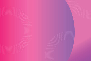 Abstract Gradient with Circles and Curves
