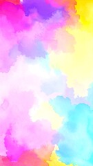 Colorful watercolor abstract design.