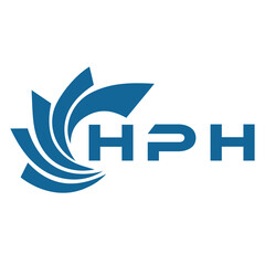 HPH letter design. HPH letter technology logo design on a white background. HPH Monogram logo design for an entrepreneur and business.