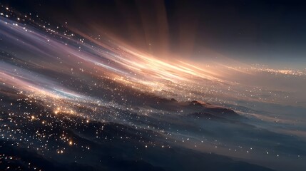 Fototapeta premium Cosmic Light Streams