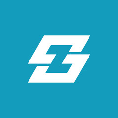 Negative Space Letter Z Logo Design Vector Template