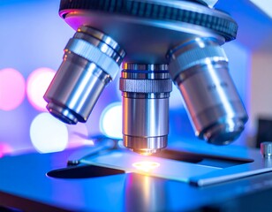 Close-up microscope focusing light