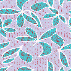 Big flowers pattern, upscale floral pattern. graphical textures floral, trendy colors pattern , flowers background with leaves. vector illustration.