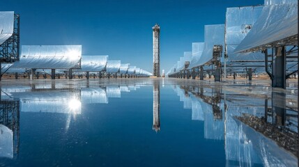 Concentrated solar power plant