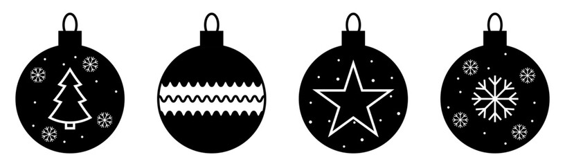 Сhristmas balls icons