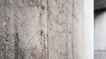 Neutral Grey Concrete Wall Texture with Grainy Surface, Perfect for Modern Backgrounds and Architectural Visualization