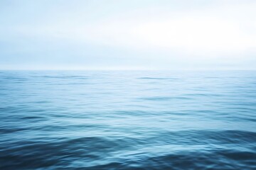 Obraz premium Ocean background with smooth blue tones, no objects, pure nature, wide clean canvas