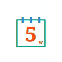 A clean and minimalist glitch illustration of a calendar icon representing months, dates, and time. 