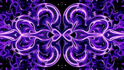 Quantum Rorschach test displaying simultaneous wave patterns and particle dots.