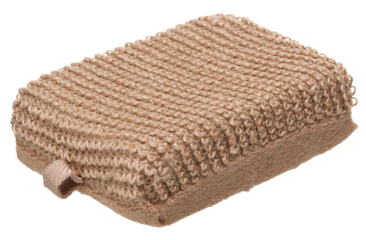 Rope mesh pillow cut out isolated transparent background