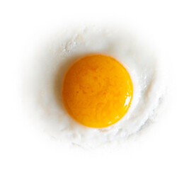 Simple and Classic: A Fried Egg with a Bright Yolk