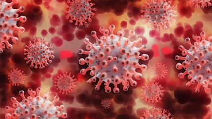 Fototapeta premium Coronavirus spreading 