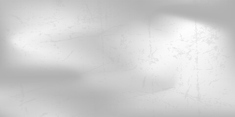 Silver foil background with metal mirror texture. Chrome gradient surface with light gloss simple abstract. Blured Vector Mesh