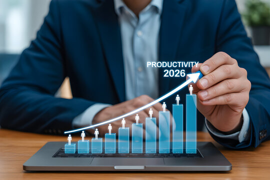 Inspiring growth and success visualization for future productivity gains