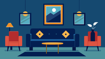 elegant office lounge velvet sofas art pieces