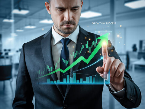 a serious businessman Globally Connected World