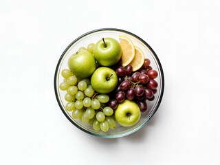Elegant Grape and Apple Bowl